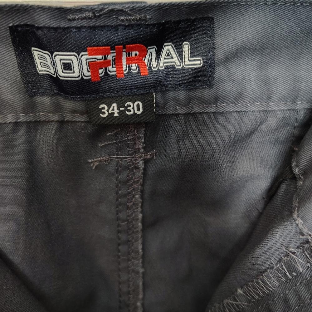 Bocomal FR Cargo Work Pants 34x30 NFPA 2112 CAT 2 Flame Resistant Cotton - Picture 6 of 14